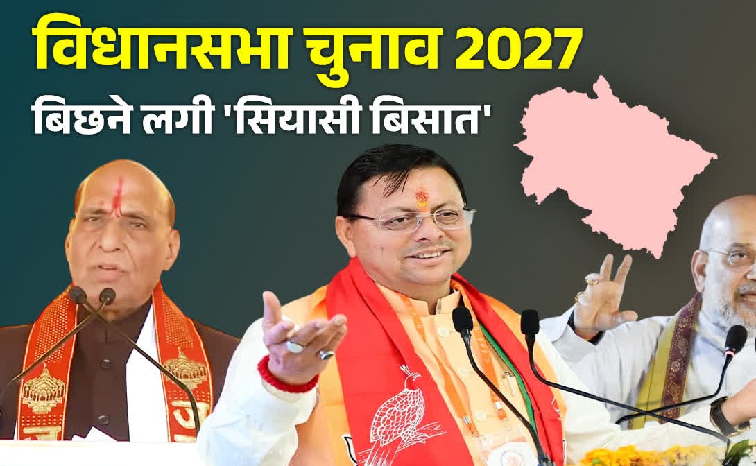 2027 विधानसभा चुनाव से पहले उत्तराखंड में भाजपा का शक्ति प्रदर्शन, अमित शाह और राजनाथ सिंह करेंगे बड़ी रैलियां.
