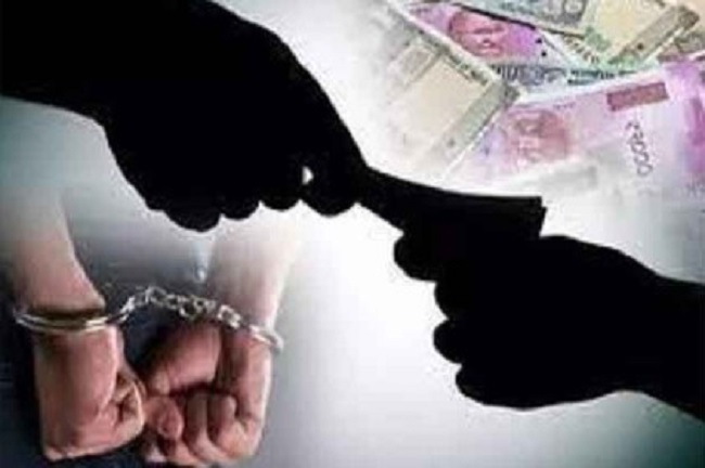 वन दरोगा 15 हजार रुपये रिश्वत लेते रंगे हाथों गिरफ्तार..