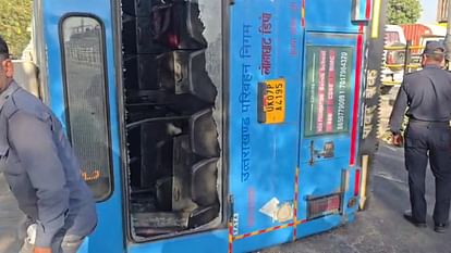 हरिद्वार में बस हादसा: शंकराचार्य चौक के पास सड़क पर पलटी लोहाघाट डिपो की बस