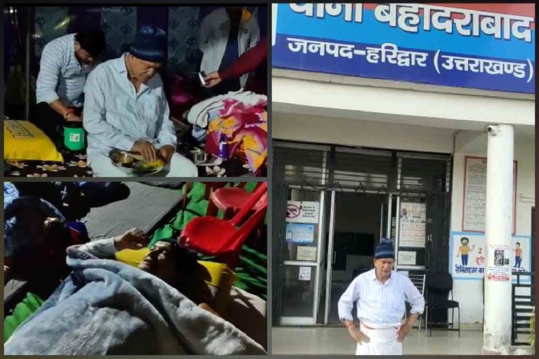हरिद्वार में पूर्व सीएम रावत देर रात से बेटी विधायक अनुपमा रावत के साथ थाने में बैठे धरने पर, बोले अब नाक की लड़ाई.