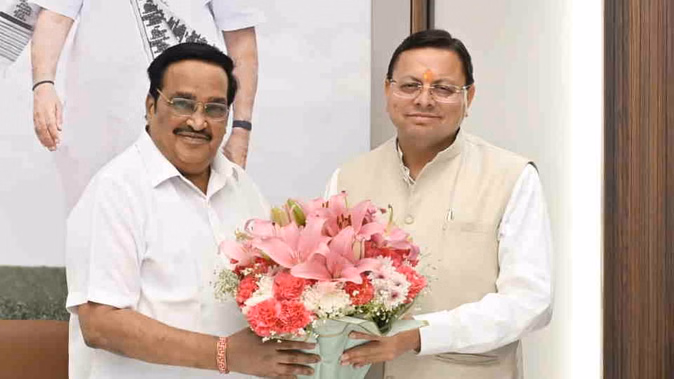 महाकुंभ 2027: मुख्यमंत्री धामी ने दिल्ली में केंद्रीय मंत्री सीआर पाटिल से की भेंट, 408 करोड़ की गंगा योजनाओं पर हुई चर्चा