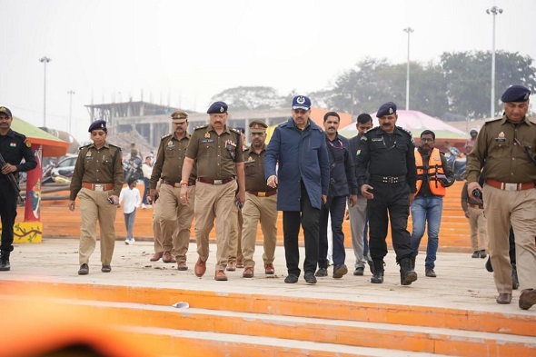 STF चीफ अमिताभ यश ने कुम्भ मेला की परखी सुरक्षा