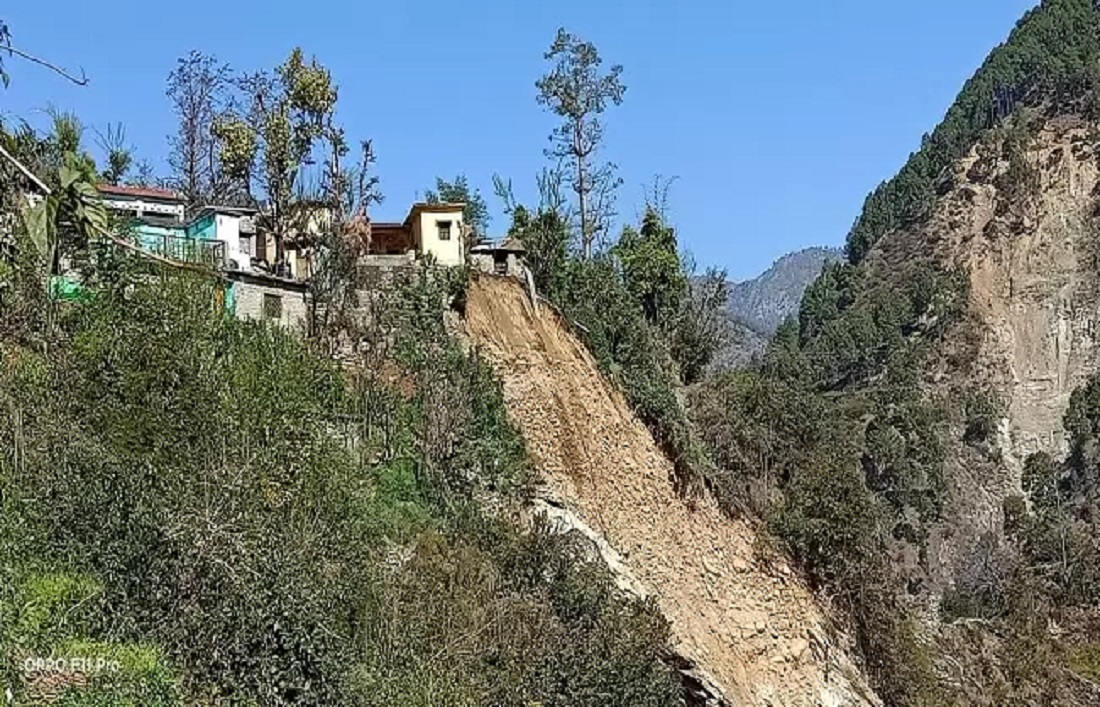 उत्तरखंड में जोशीमठ के बाद अब रुद्रप्रयाग के इस गांव में भू-धसाव: