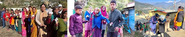केदारनाथ उपचुनाव में 57.64 फीसदी हुआ मतदान