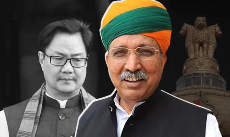 किरेन रिजिजू का बदला मंत्रालय, अर्जुन राम मेघवाल होंगे अब नए कानून मंत्रीकिरेन रिजिजू का बदला मंत्रालय, अर्जुन राम मेघवाल होंगे अब नए कानून मंत्री: