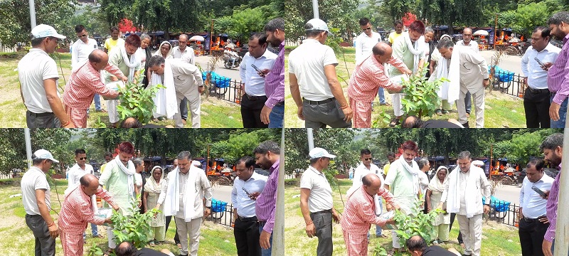 संजय चोपड़ा के संयोजन में वृक्षारोपण यात्रा निकालकर आम जनता को पर्यावरण के प्रति किया जागरूक..