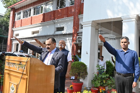 उत्तराखंड पुलिस ने ली राष्ट्रीय एकता की शपथ