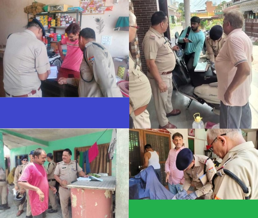 रायपुर हत्याकांड के बाद दून पुलिस की सख़्ती जारी,,लोवर नेहरू ग्राम,,डोभाल चौक व सिद्ध विहार क्षेत्र में चलाया गया सत्यापन अभियान…