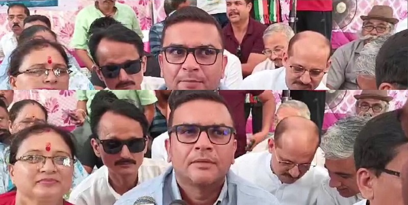 “हल्द्वानी पुलिस के खिलाफ कांग्रेस का धरना प्रदर्शन”