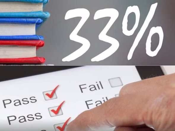 पास होने के लिए 33% नंबर क्यों ज़रूरी ?