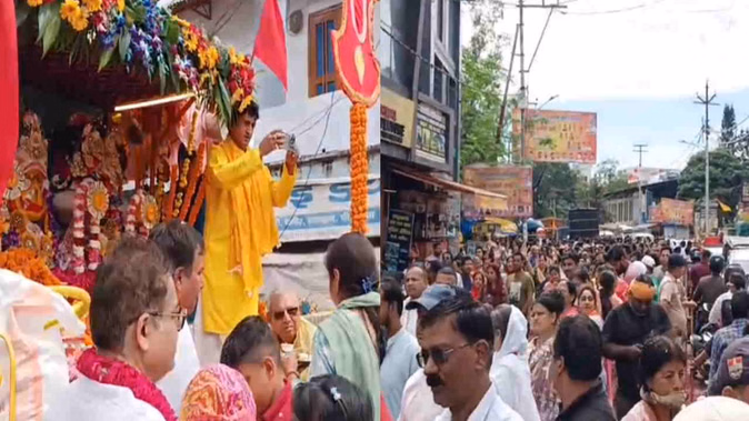ऋषिकेश में धूमधाम से निकली भगवान जगन्नाथ की रथ यात्रा, हरे राम हरे कृष्णा की धुन से गूंजी योगनगरी