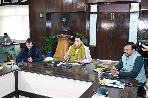 डिजिटल परियोजनाओं का मुख्यमंत्री धामी ने किया शुभारंभ
