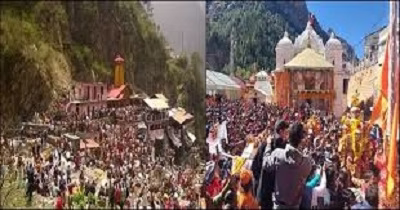 गंगोत्री-यमुनोत्री में श्रद्धालुओं की संख्या दो लाख से पार