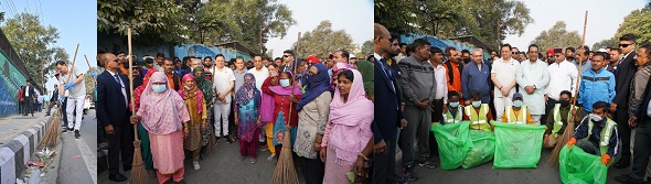 स्थापना दिवस से पहले मुख्यमंत्री ने साफ़ किया शहर
