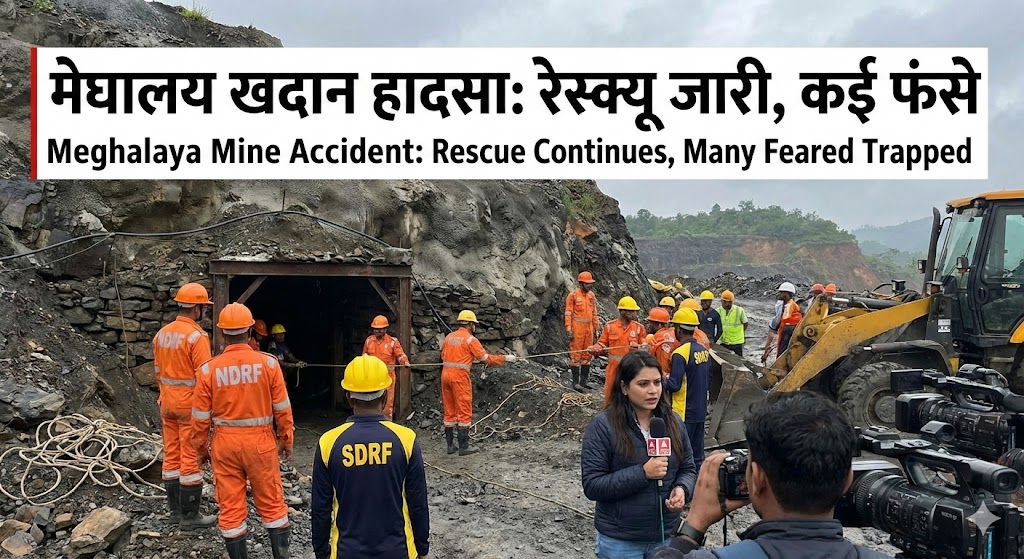 Meghalaya mine accident: 18 मजदूरों के शव बरामद, कई और के फंसे होने की आशंका; 24 घंटे बाद भी रेस्क्यू ऑपरेशन जारी.