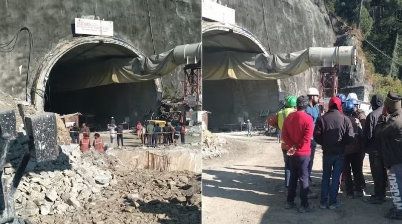 “भूस्खलन में 40 मजदूरों की फंसे होने की आशंका, यमुनोत्री राष्ट्रीय राजमार्ग पर सुरंग में हुआ भूस्खलन”